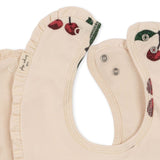 Lot de 2 bavoirs à volants - Ma grande cerise - Konges Slojd