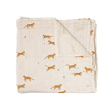Main Sauvage - Swaddle blanket muslin 110x110cm - Savannah