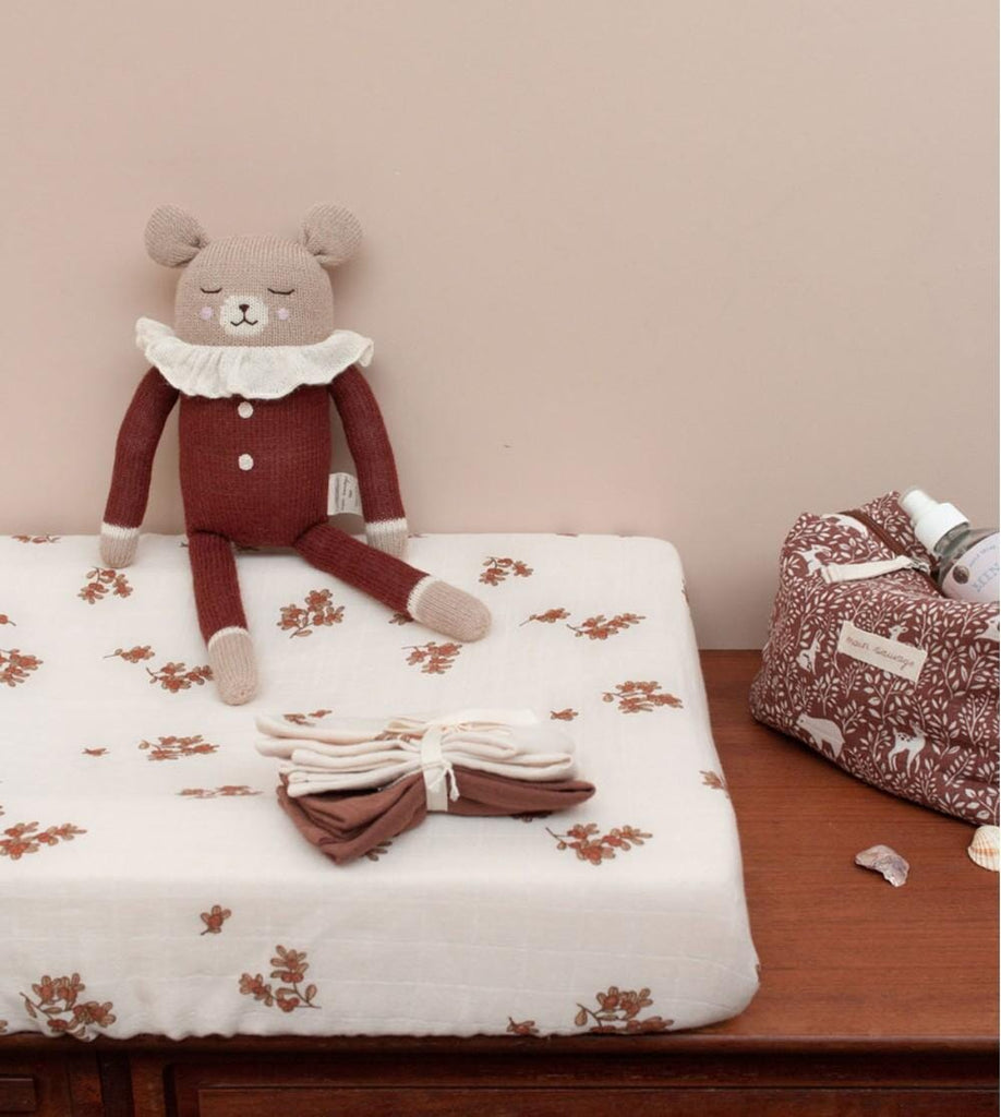 Housse de coussin d'allaitement - Airelles - Main Sauvage