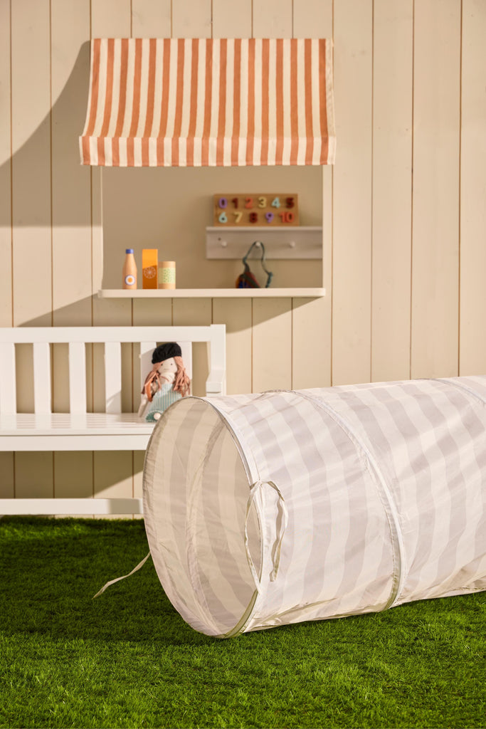 Tunnel de jeu - Stripe Grey - Kid's Concept 