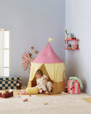 Pouf 80cm - Check Teal - Kid's Concept