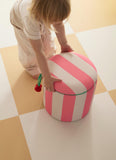 Pouf cylindrique avec espace de rangement - Pink - Kid's Concept 