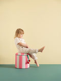 Pouf cylindrique avec espace de rangement - Pink - Kid's Concept 