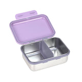 Boîte à lunch en acier inoxydable - Little Gang - Cœur Lilas - Lässig