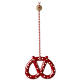 Metalen ornament Pretzel - Stippen - Maileg