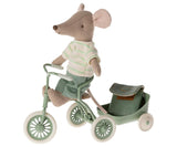 Souris tricycle - Grand frère avec sac à dos - Maileg