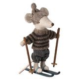 Souris d'hiver avec set de ski - Grand frère - Maileg