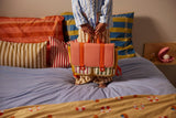 Schooltas - Wonders Coral Pink + Submarine yellow - Sticky Lemon