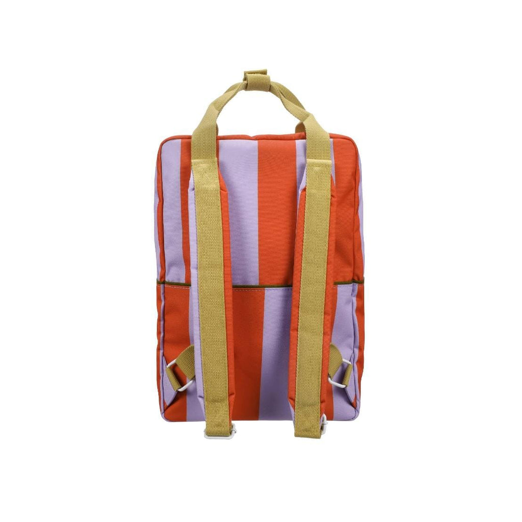 Rugzak large - Campfire Orange + Dewy Lilac - Sticky Lemon