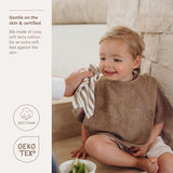 3-Pack Slab klittenband - Natural/Soft Sand/Taupe - Meyco