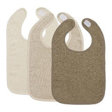 3-Pack Slab klittenband - Natural/Soft Sand/Taupe - Meyco