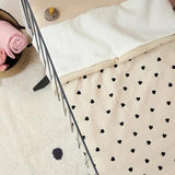 Deken borduur pre-washed hydrofiel badstof - Sweet Heart Soft Sand - Meyco