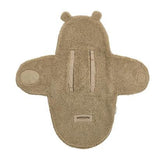 Wikkeldeken teddy - Bear Warm Brown - Meyco