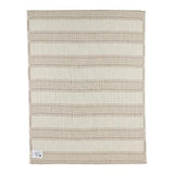 Deken pre-washed hydrofiel jacquard - Stripe Sand - Meyco