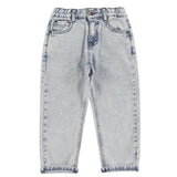 Unisex jeansbroek - Washed light blue