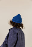 Chapeau Fonzie Kids - Bleu cobalt - Hvid