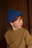 Chapeau Fonzie Kids - Bleu cobalt - Hvid