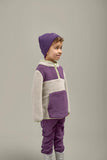 Fleece trui - Amethyst/Grey