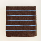 Deken Harry - Dark Brown / Light Blue