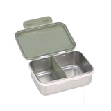 Lunchbox stainless steel - Happy Prints - Light Olive