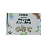 Magnetisch houten alfabet