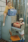 Cartable en cuir à boucles - Marguerite Lila - Own Stuff