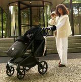 Moufles de bâtard en peau de mouton - Noir - Binibamba