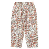 Broek - ecru met luipaardprint