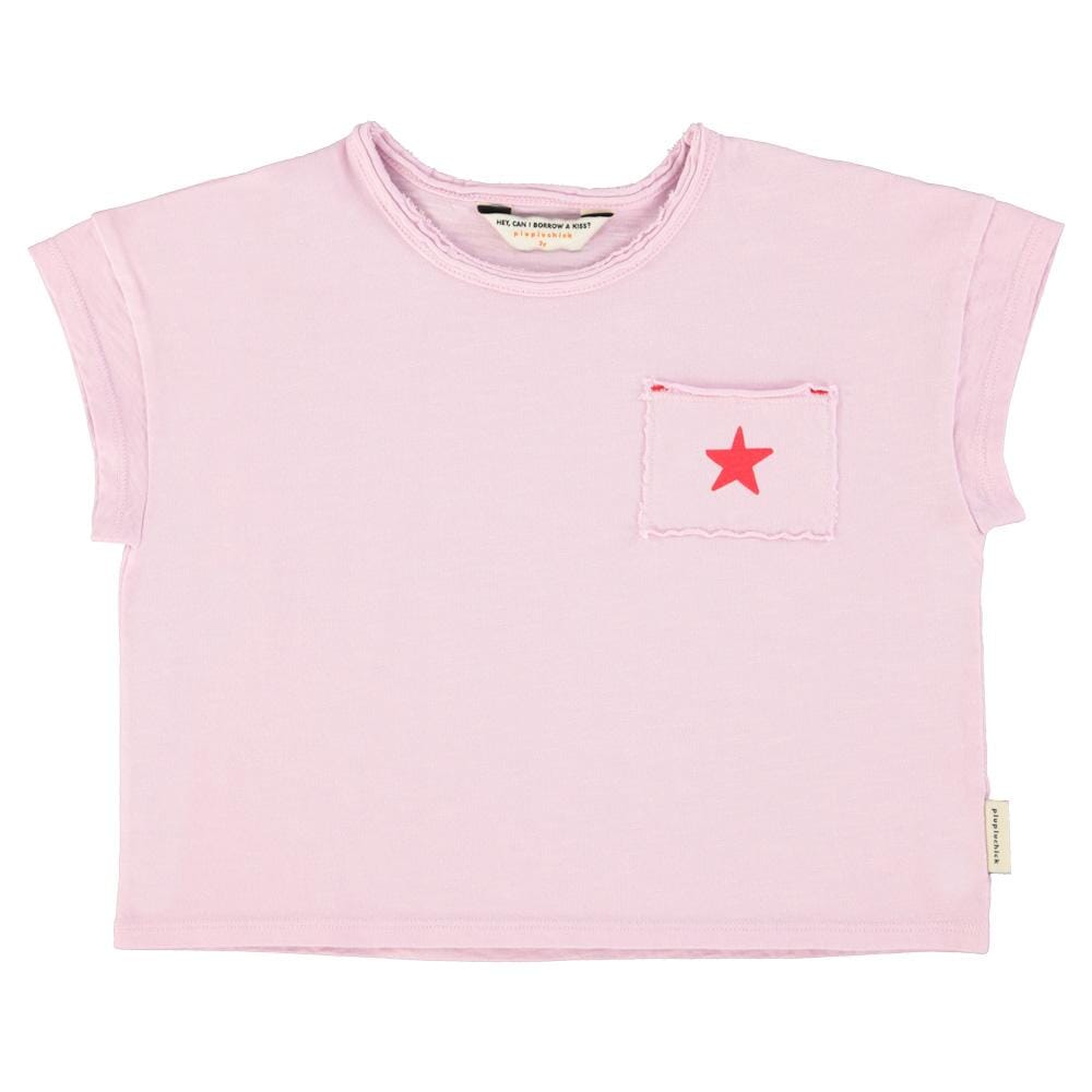 T-shirt - Lila met A