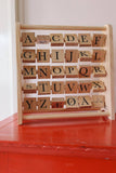 Abacus en bois ABC - wooden block frame - Konges Slojd