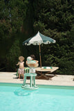 Opblaasbare basketring - Green stripe
