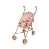 Doll stroller - Powder Pink Check poppenwagen