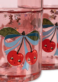 Glitterbekers - Cherry bow