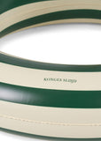 Opblaasbare basketring - Green stripe
