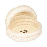 Zwembad met overkapping - Navy dots