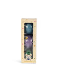 Glitterballen set van 3 - Blue