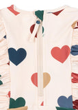 Manuca onesie - Bon coeur coloré