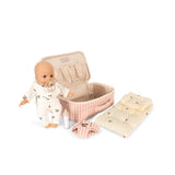 Poppenverzorgingskoffer - Pink check