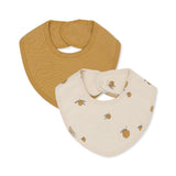 2-pack slabbetjes newborn - Lemon