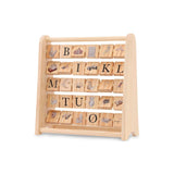 Abacus en bois ABC - wooden block frame - Konges Slojd