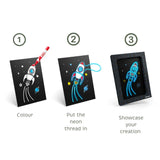 Kidyneon - Kit d'illustrations lumineuses - Ensemble complet - Kidywolf