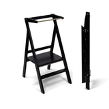 Opvouwbare & verstelbare leertoren Step'n'Fold - Zwart - Ette Tete