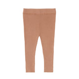 Baby Slim Rib leggings - sandstone - FUB