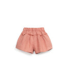 Linnen short - Coral