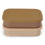 Konges Slojd - Lunchboxen siliconen set van 2 - Rose