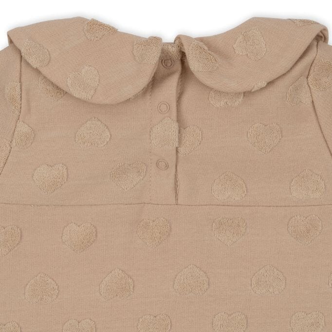 Miffie onesie met kraagje - Smoke gray