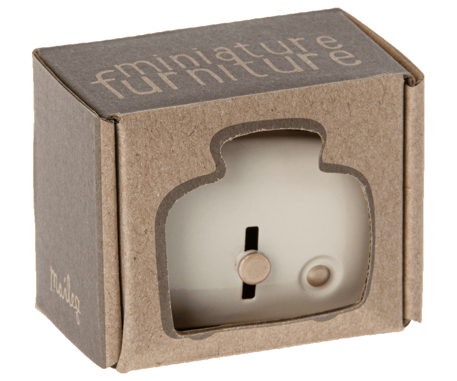 Miniature toaster & bread - Off white - Maileg
