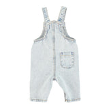 Baby tuinbroek - washed blue denim